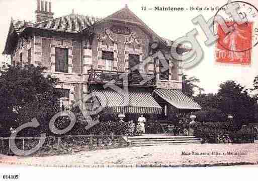 Ville de MAINTENON, carte postale ancienne