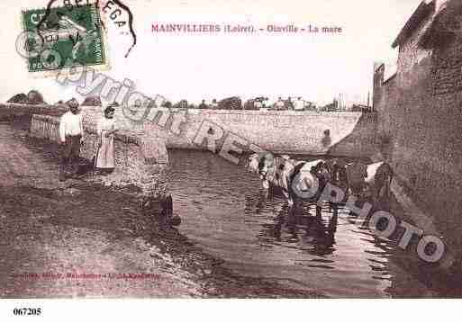 Ville de MAINVILLIERS, carte postale ancienne