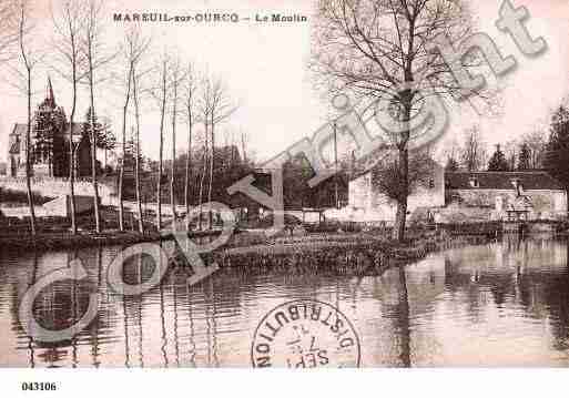 Ville de MAREUILSUROURCQ, carte postale ancienne