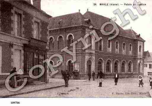 Ville de MARLE, carte postale ancienne