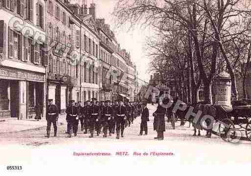 Ville de METZ, carte postale ancienne