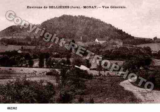 Ville de MONAY, carte postale ancienne