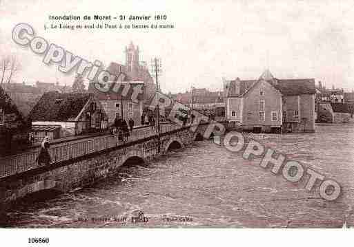 Ville de MORETSURLOING, carte postale ancienne