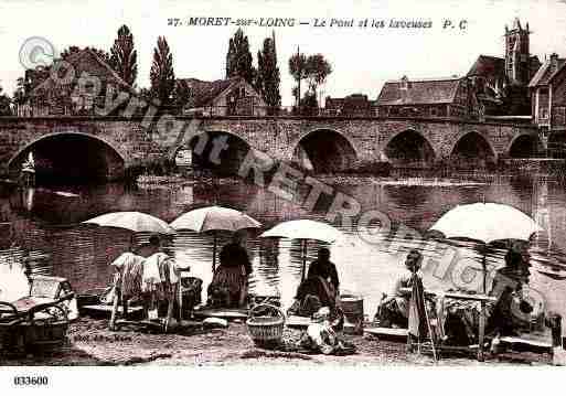 Ville de MORETSURLOING, carte postale ancienne