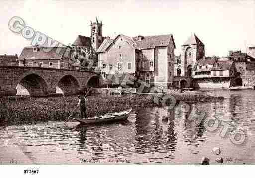 Ville de MORETSURLOING, carte postale ancienne