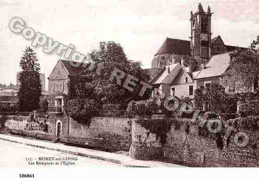 Ville de MORETSURLOING, carte postale ancienne