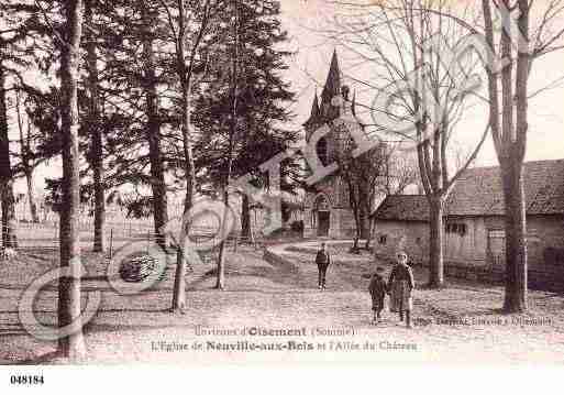 Ville de NEUVILLEAUBOIS, carte postale ancienne