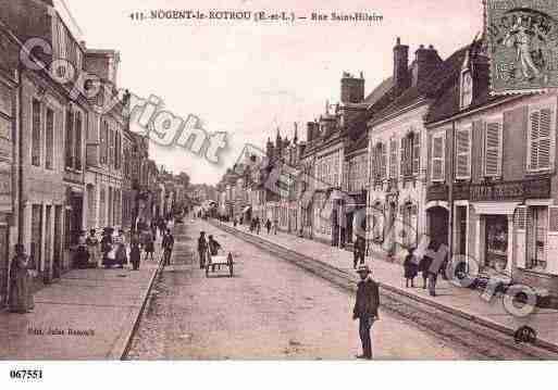 Ville de NOGENTLEROTROU, carte postale ancienne