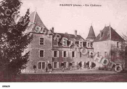 Ville de PAGNEY, carte postale ancienne