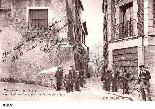 Ville de PARIS18, carte postale ancienne