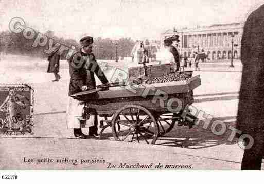 Ville de PARISVECU, carte postale ancienne