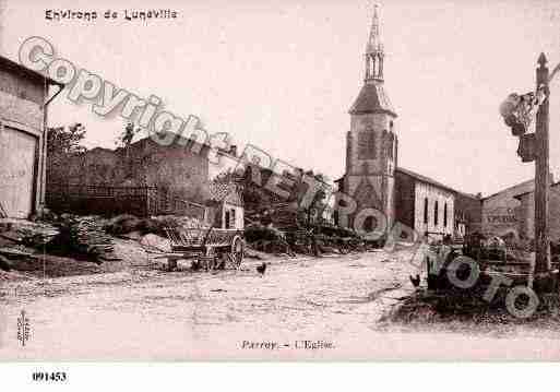 Ville de PARROY, carte postale ancienne