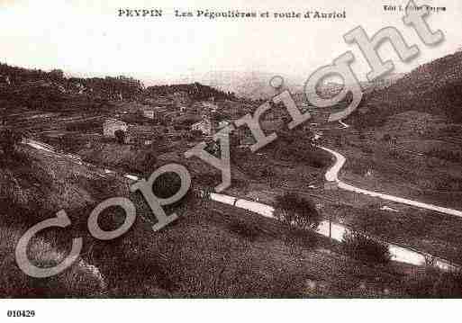 Ville de PEYPIN, carte postale ancienne