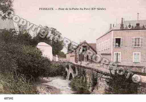 Ville de PUISEAUX, carte postale ancienne