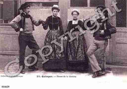 Ville de QUIMPER, carte postale ancienne