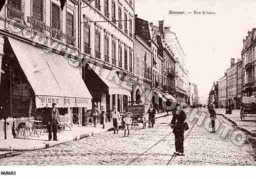 Ville de ROANNE, carte postale ancienne