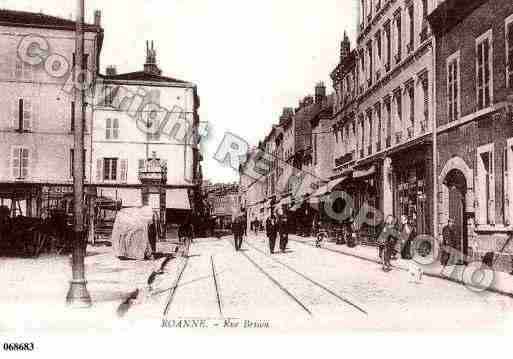 Ville de ROANNE, carte postale ancienne