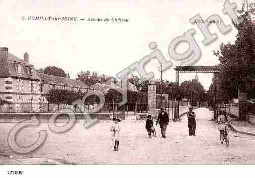 Ville de ROMILLYSURSEINE, carte postale ancienne