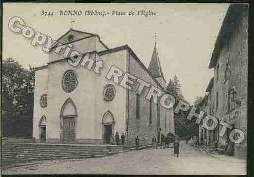 Ville de RONNO, carte postale ancienne