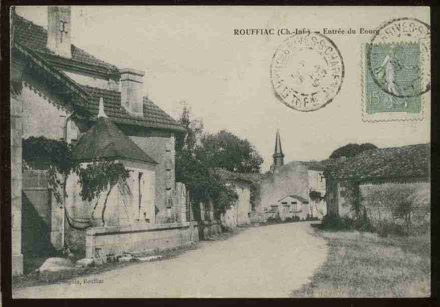 Ville de ROUFFIAC, carte postale ancienne