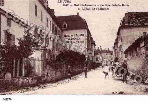 Ville de SAINTAMOUR, carte postale ancienne