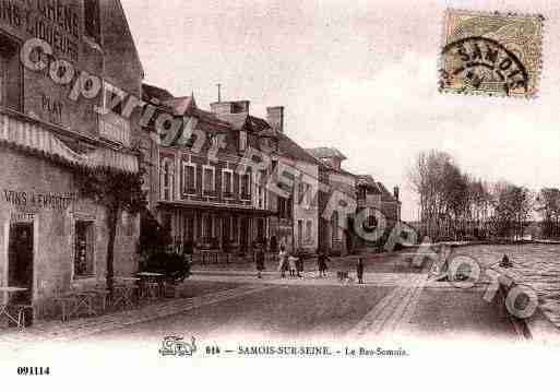 Ville de SAMOISSURSEINE, carte postale ancienne