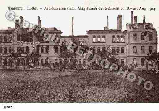 Ville de SARREBOURG, carte postale ancienne