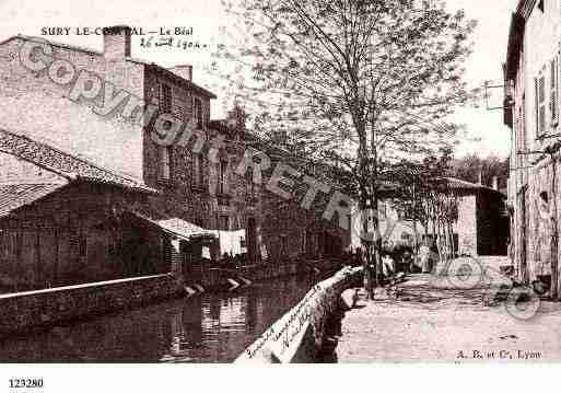 Ville de SURYLECOMTAL, carte postale ancienne