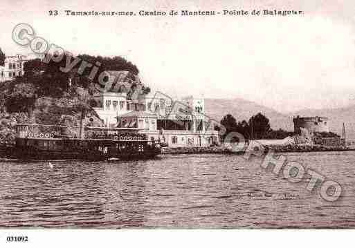 Ville de TAMARIS, carte postale ancienne