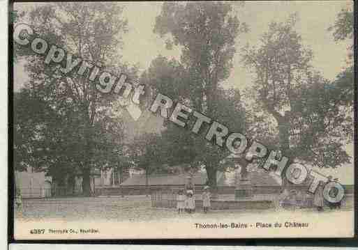 Ville de THONONLESBAINS, carte postale ancienne