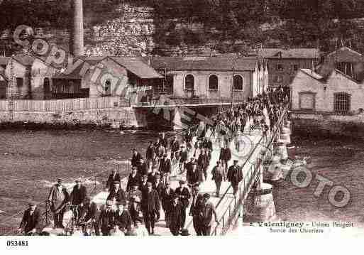 Ville de VALENTIGNEY, carte postale ancienne