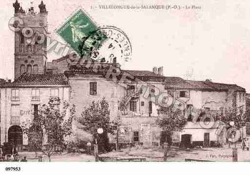 Ville de VILLELONGUEDELASALANQUE, carte postale ancienne