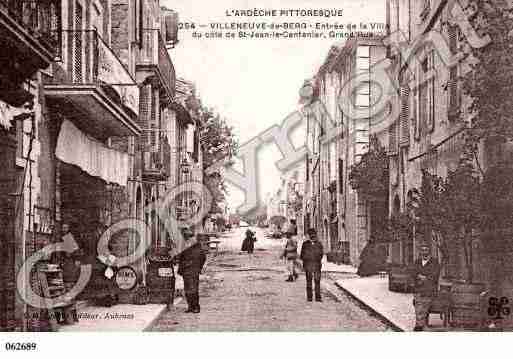 Ville de VILLENEUVEDEBERG, carte postale ancienne