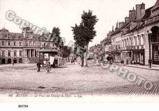 Ville de AUTUN, carte postale ancienne