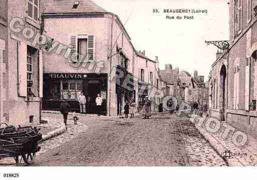 Ville de BEAUGENCY, carte postale ancienne