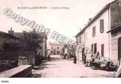 Ville de BOISSETLESMONTROND, carte postale ancienne