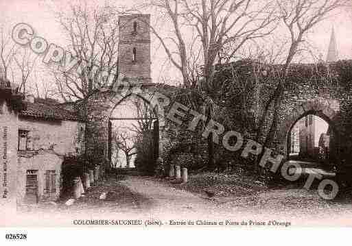 Ville de COLOMBIERSAUGNIEU, carte postale ancienne