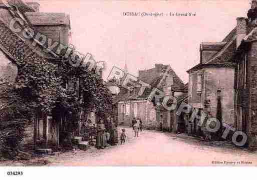 Ville de DUSSAC, carte postale ancienne