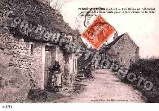 Ville de FERRIERELARCON, carte postale ancienne