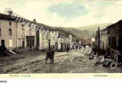 Ville de FONTOY, carte postale ancienne