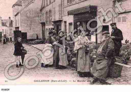 Ville de GALLARDON, carte postale ancienne