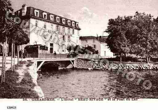 Ville de GERARDMER, carte postale ancienne