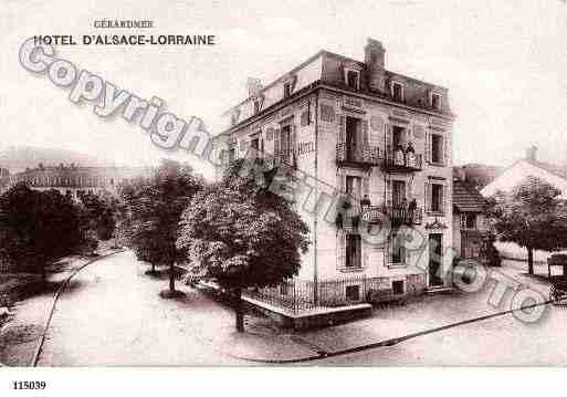 Ville de GERARDMER, carte postale ancienne