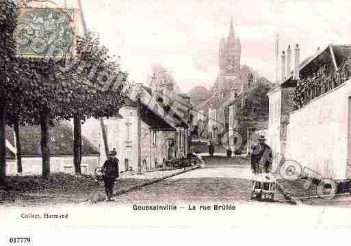 Ville de GOUSSAINVILLE, carte postale ancienne