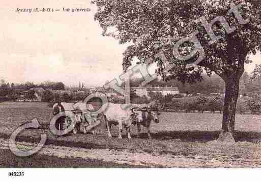 Ville de JANVRY, carte postale ancienne