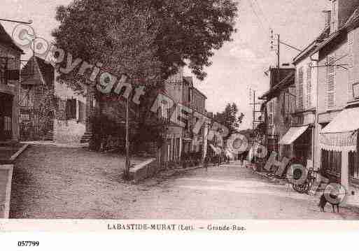 Ville de LABASTIDEMURAT, carte postale ancienne