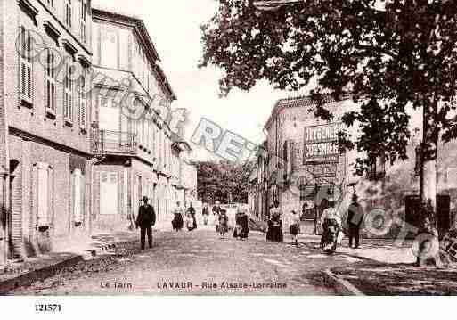 Ville de LAVAUR, carte postale ancienne