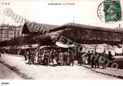 Ville de LEVALLOISPERRET, carte postale ancienne