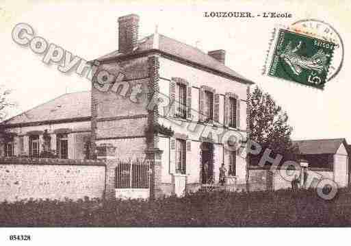 Ville de LOUZOUER, carte postale ancienne