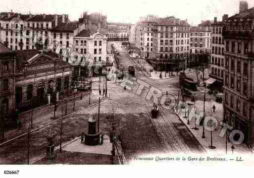 Ville de LYON, carte postale ancienne